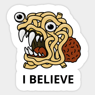 The flying spaghetti monster Sticker